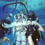 diving astronaut