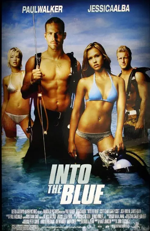 Into the Blue scuba diving movie poster
