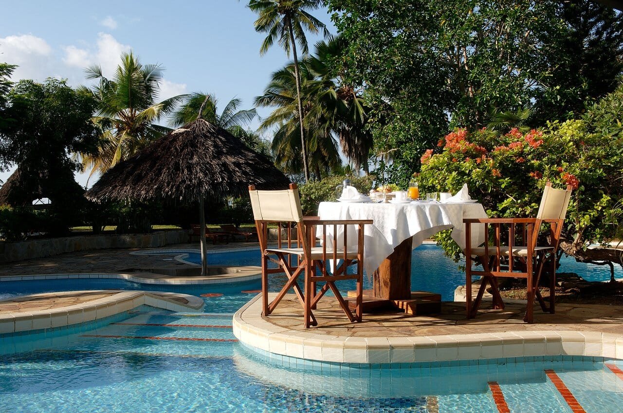 Flamboyant accommodation in Diani