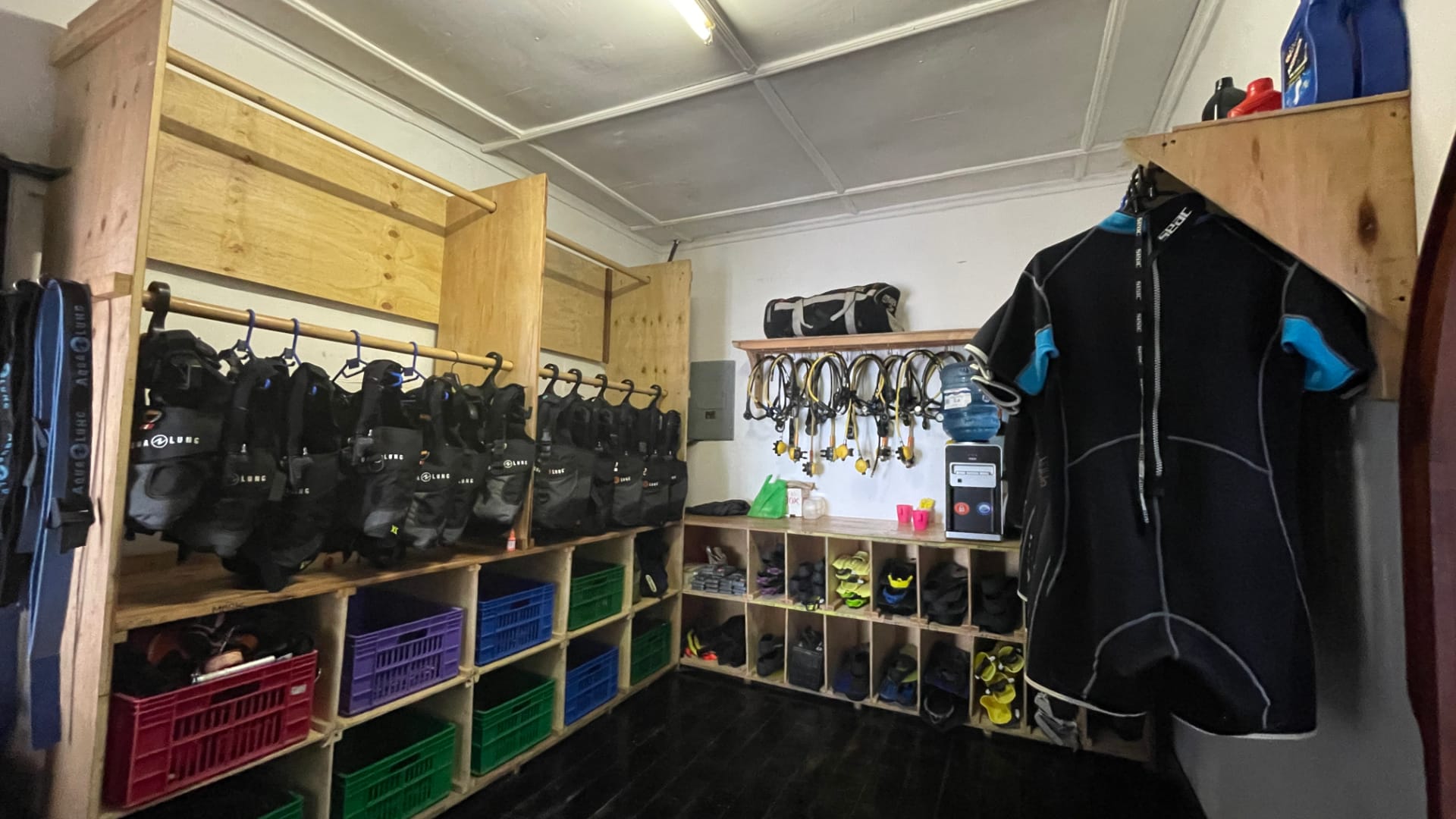 Diani Dive Centre- Equipment Room
