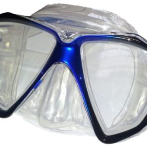Beaver focus silicone dive mask- Blue