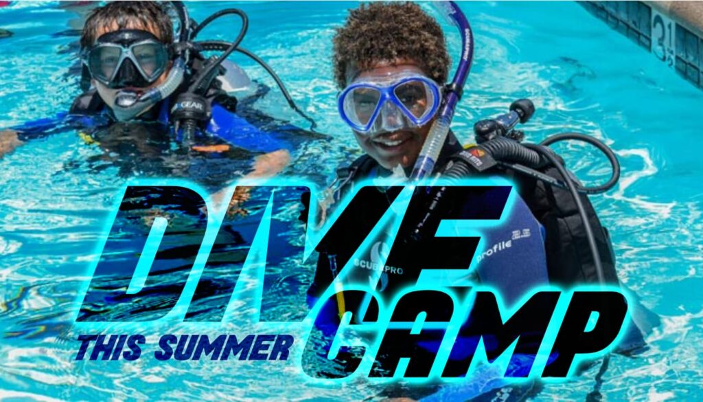 kids scuba diving camp