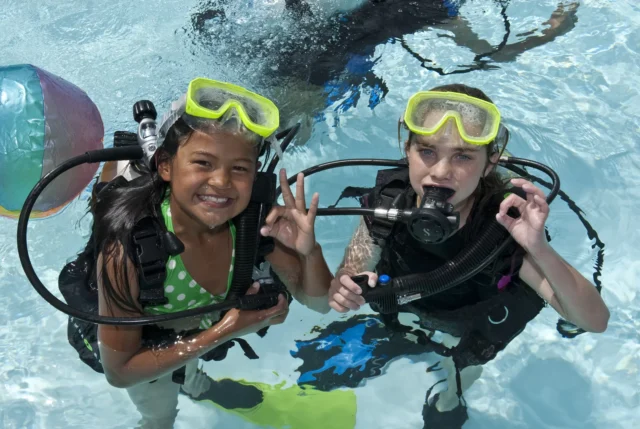 PADI Kids scuba diving programs