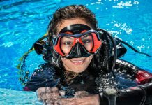 Your First Scuba Dive in Diani: What to Expect with Ocean Tribe try scuba diving in a pool