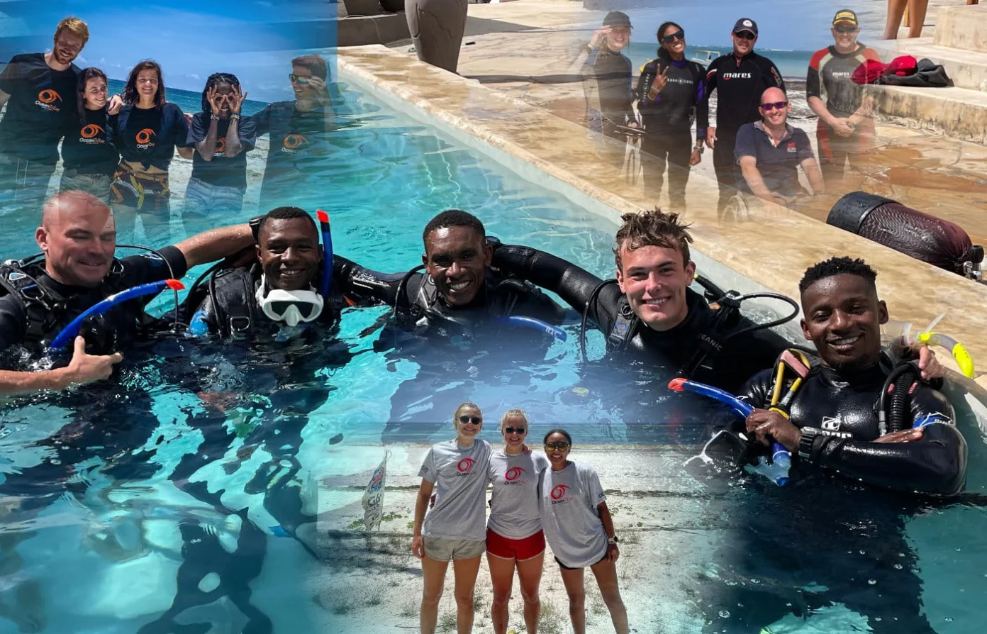 Ocean Tribe professional dive training in Diani Beach, Kenya
