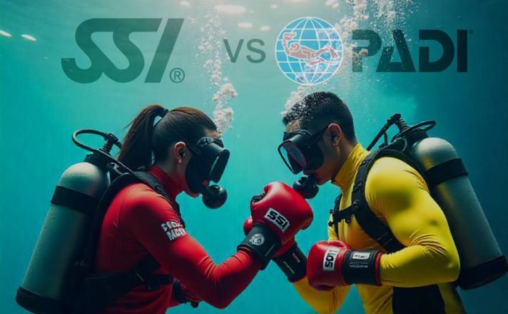 SSI and PADI training organisation comparison
