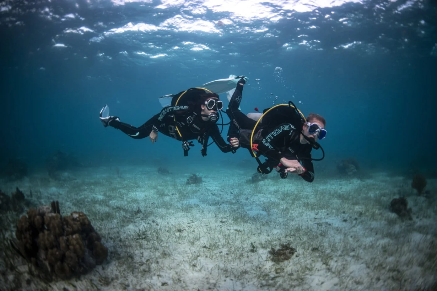 Open Water and advanced diving package
