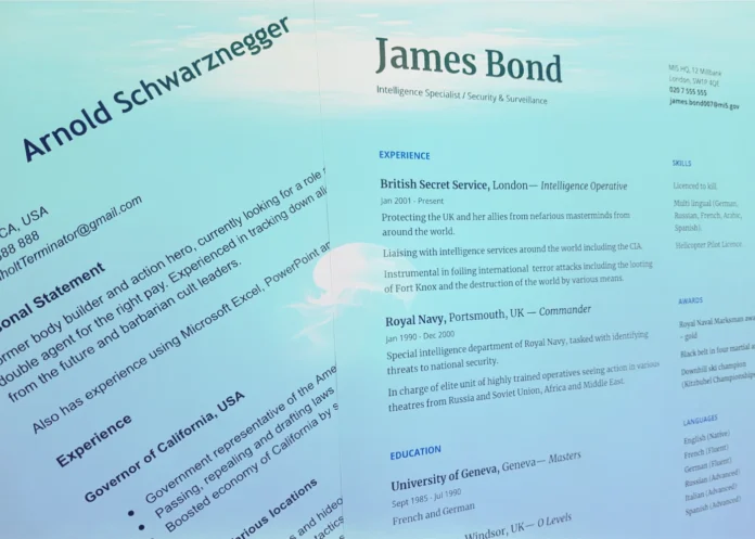 How to write a scuba diving CV