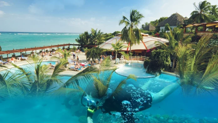 Diani dive and stay package 3 days 4 dives leopard beach
