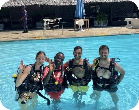 dive courses diani