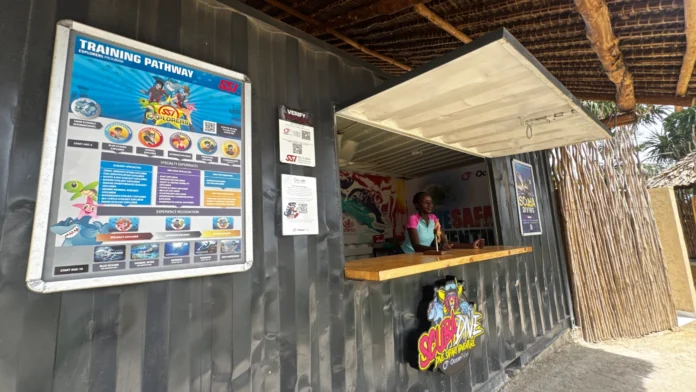 Ocean Tribe new base. signs of s good dive centre