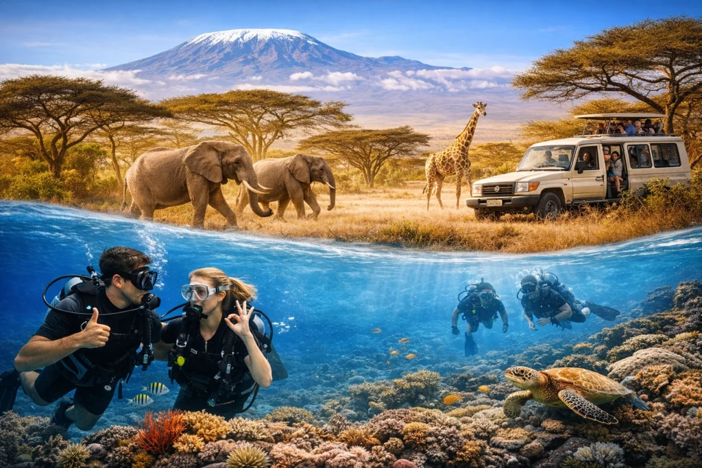 come to dive in kenya