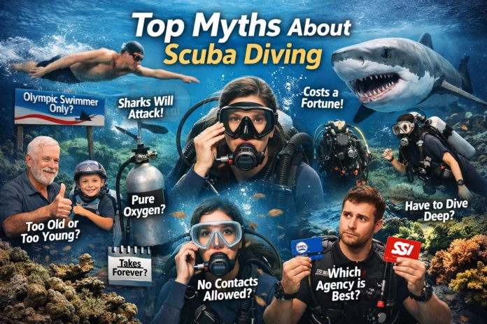 Top myths about scuba diving