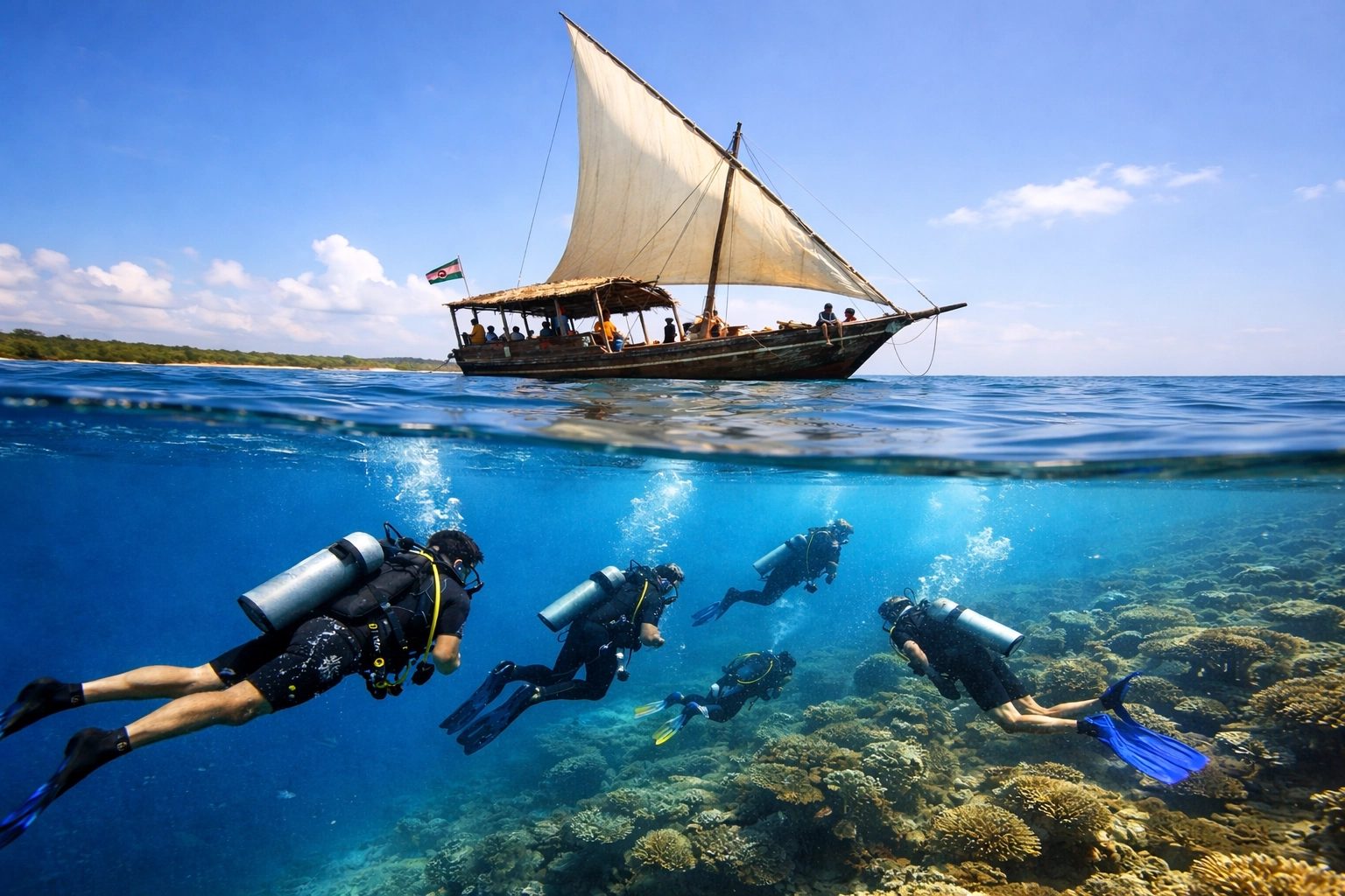 kisite vs diani Kisite marine park