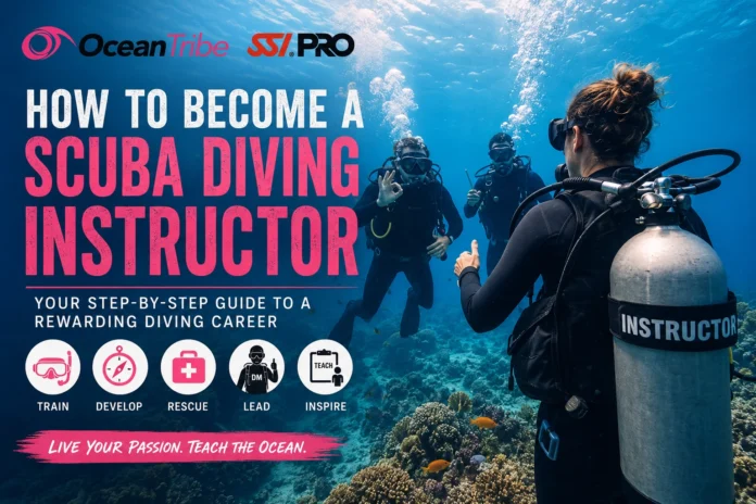 How to become a diving instructor