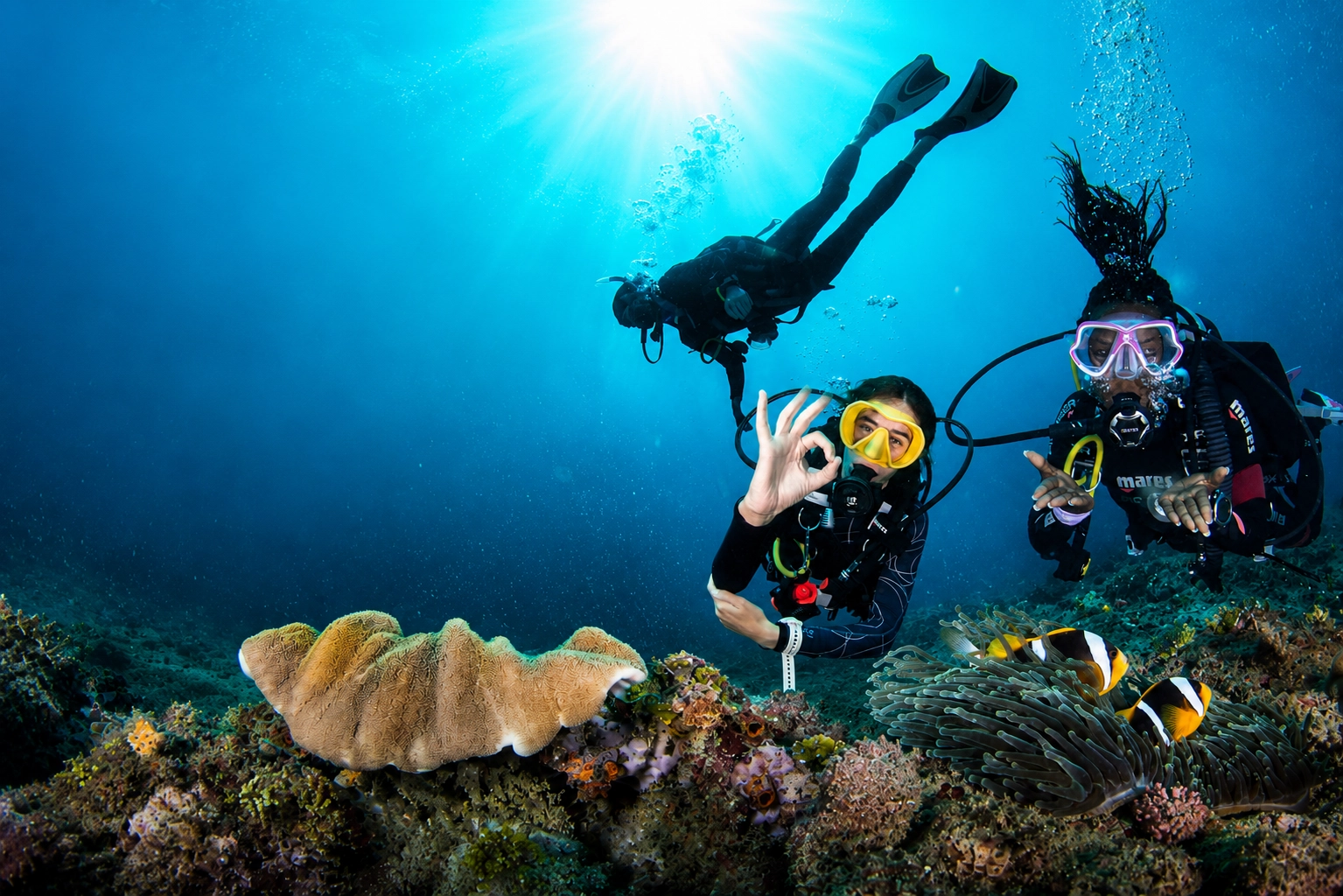 Ocean Tribe diving community in Diani