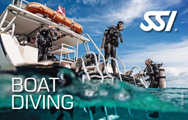 SSI Boat Diving specialty certification card