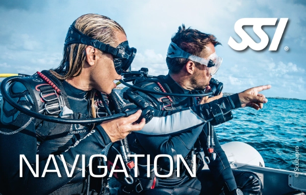 SSI Navigation Diving specialty certification card
