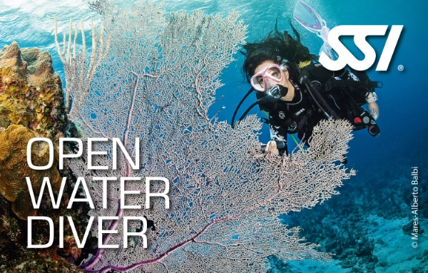 SSI Open Water Diver certification card