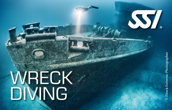 SSI Wreck Diving specialty certification card