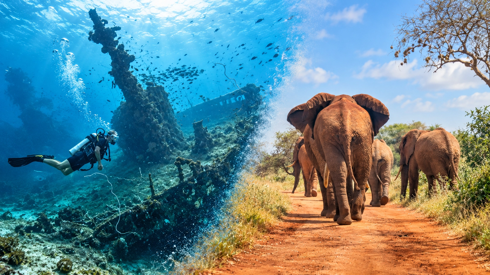 Dive and Safari this winter Dive and Safari this winter