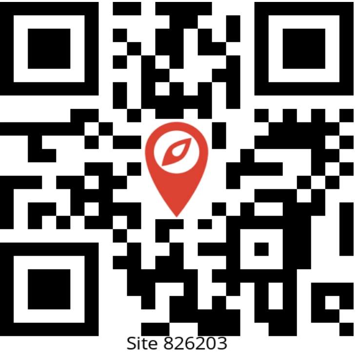 Jadini dive-site QR code, site 826203, for logging your dive
