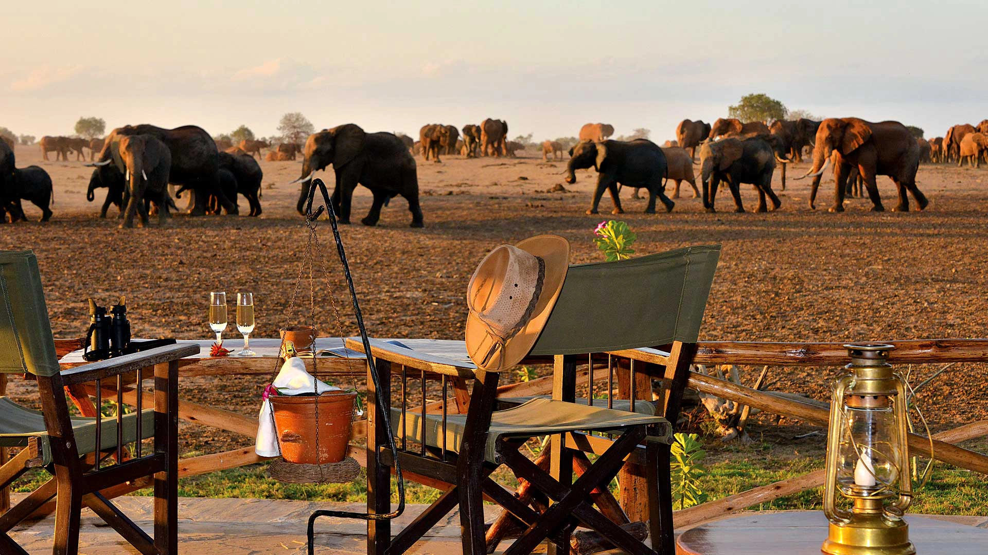 Satao Camp setting
