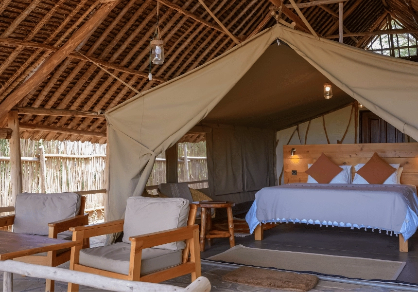 Safari accommodation at Satao Camp